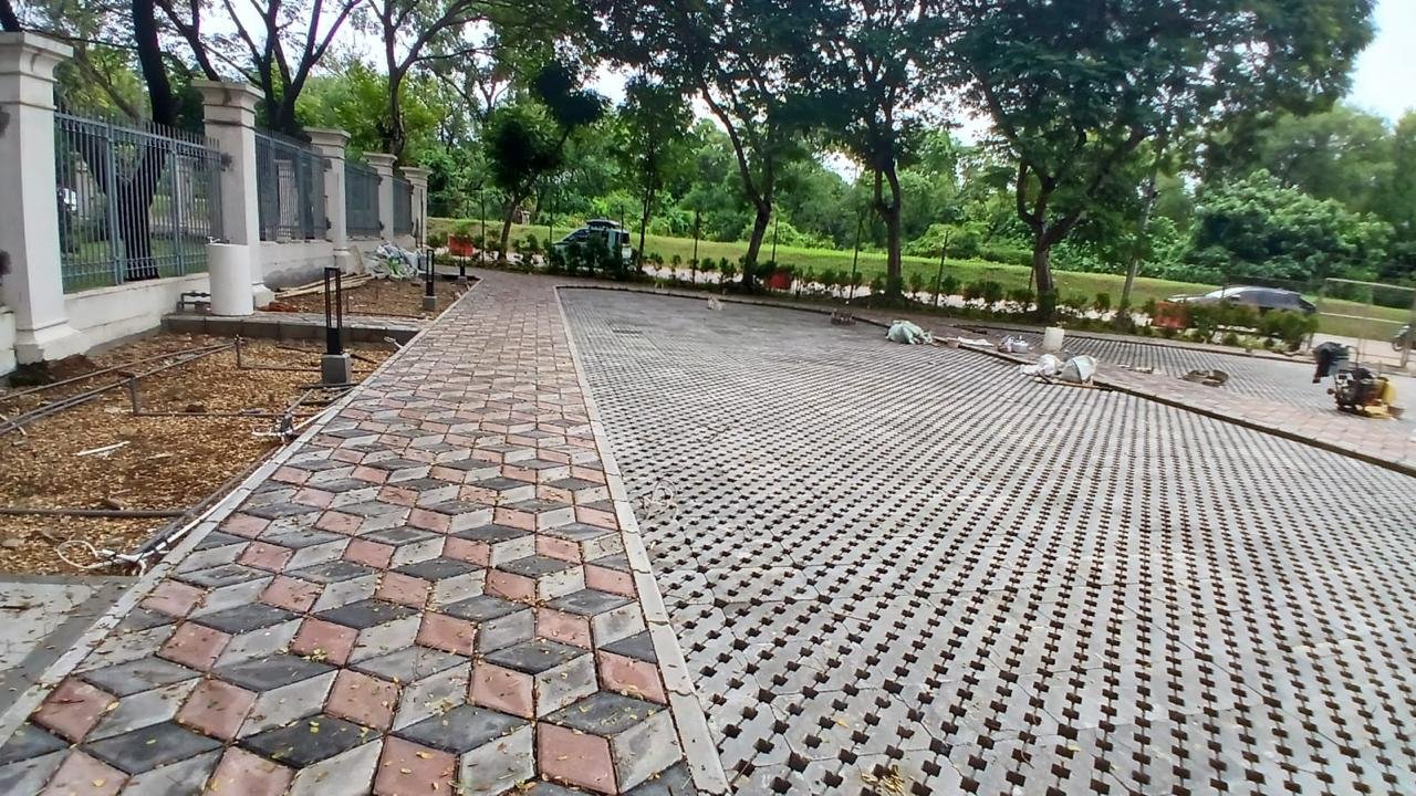 Grassblock Area Hijau